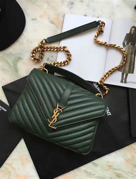 green ysl bag|yves saint laurent designer bags.